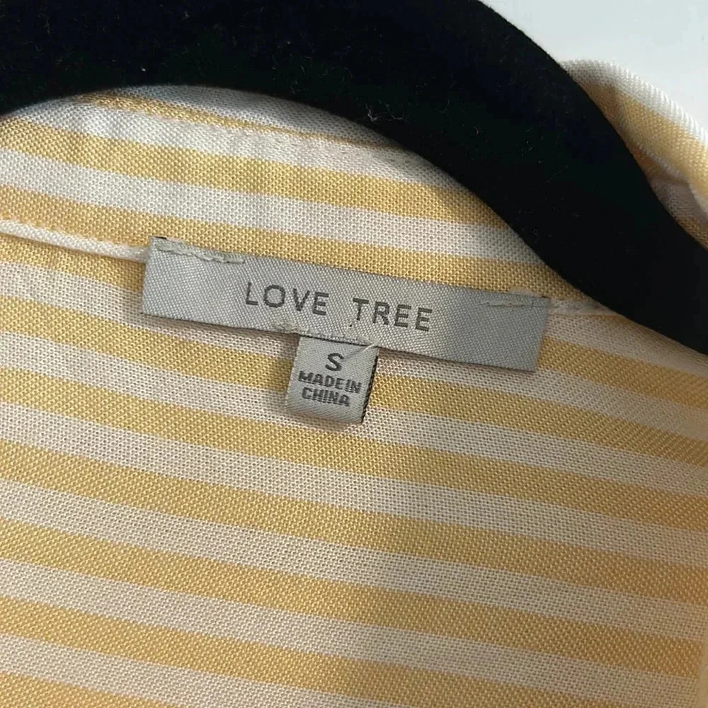 Love tree striped button down​ - Picture 3 of 7